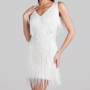 Nadine Merabi Fringe Dress (XS)